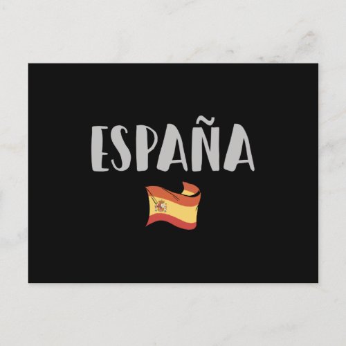 Spain Soccer Football Fan Shirt Flag Postcard