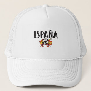 Spain Soccer Football Fan Shirt Flag Trucker Hat