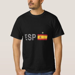 Spain Soccer Football Fan Shirt Spanish Flag