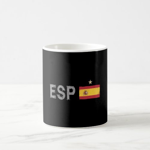 Spain Soccer Football Fan Shirt Spanish Flag Coffee Mug