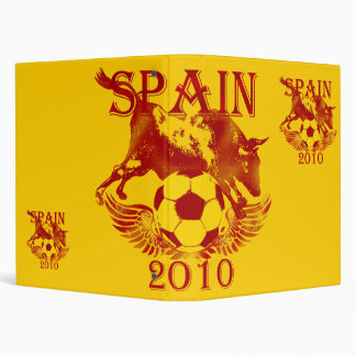 Spain Soccer futbol binder file 2010 gifts