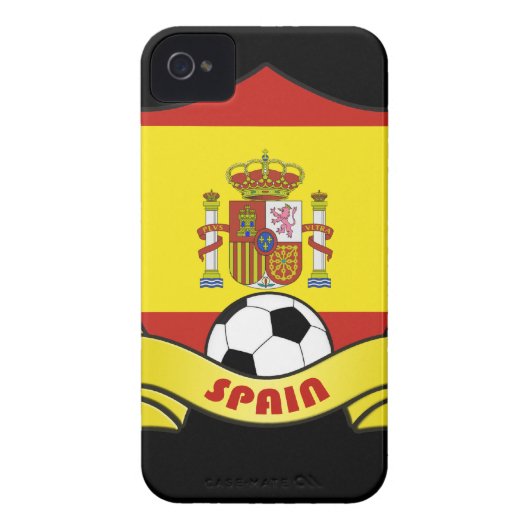 Spain Soccer iPhone 4/4S Case-Mate Barely There Case-Mate iPhone Case (Back)