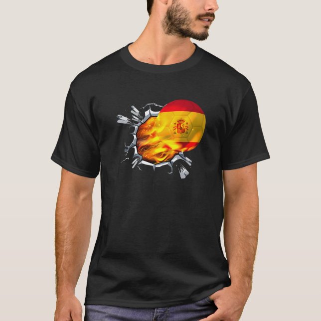 Spain Soccer Jersey | Espana Fans Gifts For Spanis T-Shirt (Front)