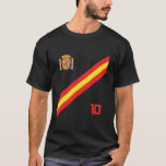 Spain Soccer Jersey Style Espana Barcelona Madrid T-Shirt
