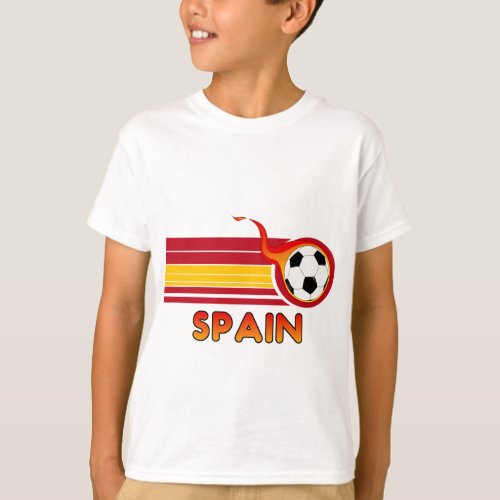 Spain Soccer Kids T_Shirt