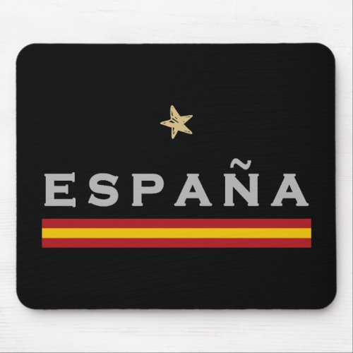  Spain Soccer Shirt Football Fan Spanish Flag Mouse Pad