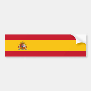 Spain/Spanish Flag Bumper Sticker