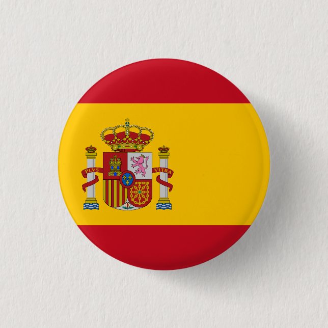 Spain (Spanish) Flag Button (Front)