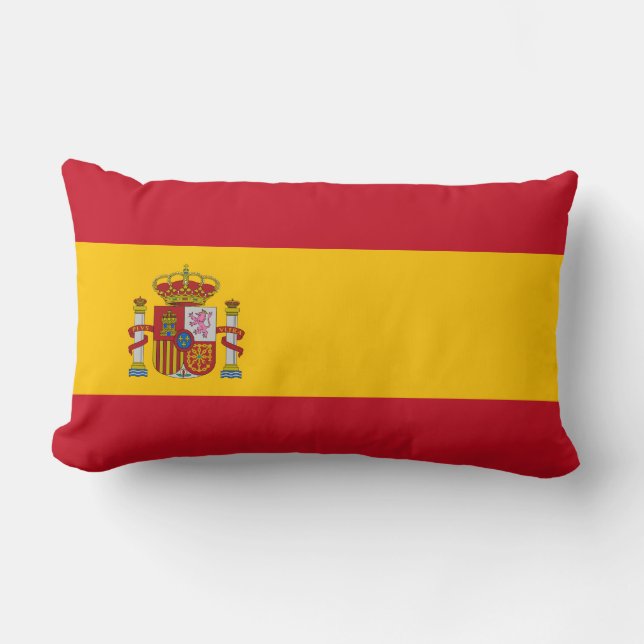 Spain – Spanish Flag Lumbar Pillow (Front)