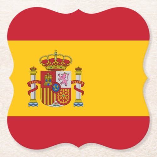 Spain Spanish Flag Paper Coaster