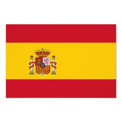 Spain  Spanish Flag Photo Print
