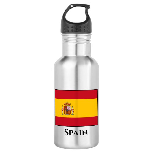 Spain Spanish Flag Stainless Steel Water Bottle