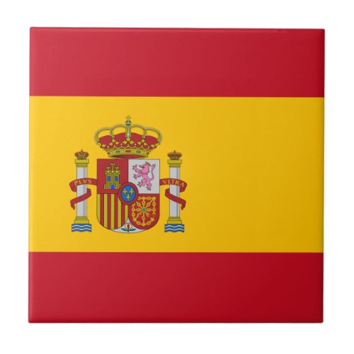Spain  Spanish Flag Tile