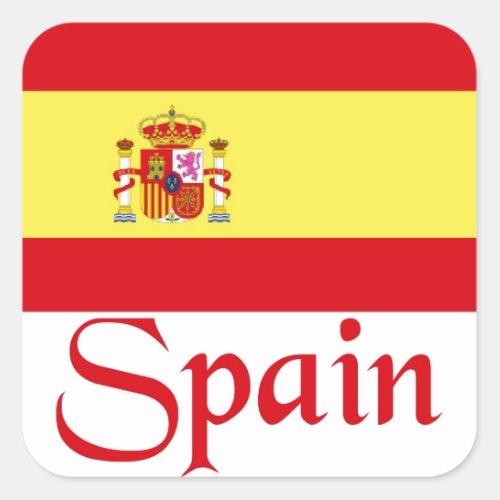 Spain Square Sticker