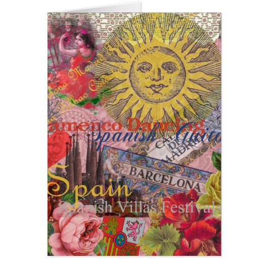 Spain Sunshine Spanish Travel Art (Front)