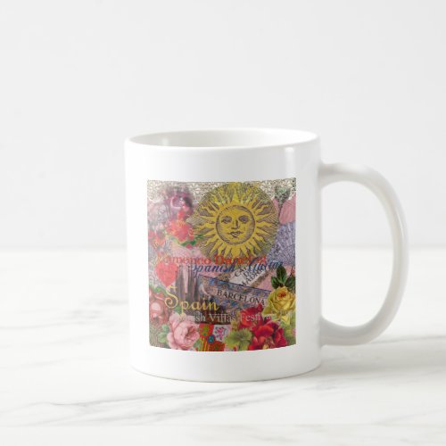 Spain Sunshine Spanish Travel Art Coffee Mug