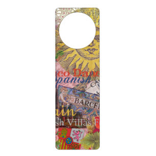 Spain Sunshine Spanish Travel Art Door Hanger