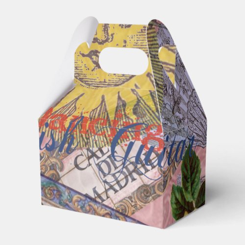 Spain Sunshine Spanish Travel Art Favor Boxes