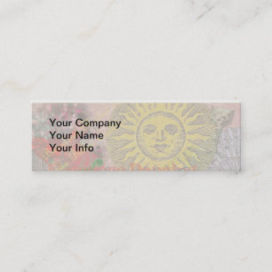 Spain Sunshine Spanish Travel Art Mini Business Card