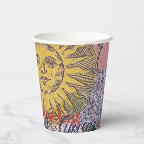 Spain Sunshine Spanish Travel Art Paper Cups