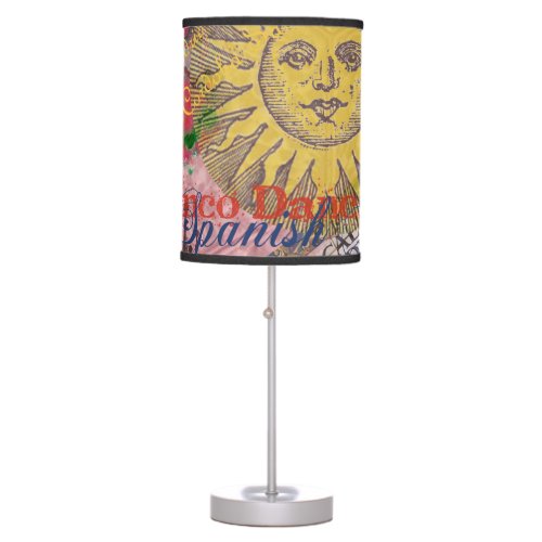 Spain Sunshine Spanish Travel Art Table Lamp