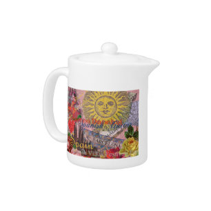 Spain Sunshine Spanish Travel Art Teapot