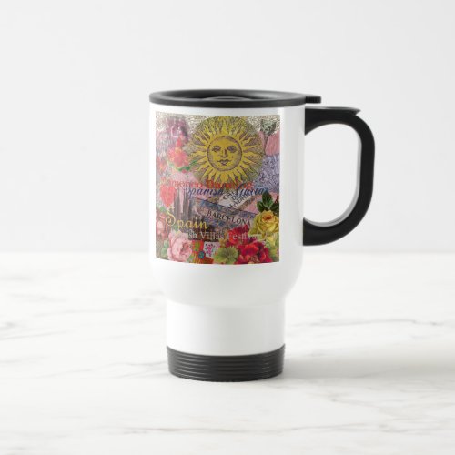 Spain Sunshine Spanish Travel Art Travel Mug