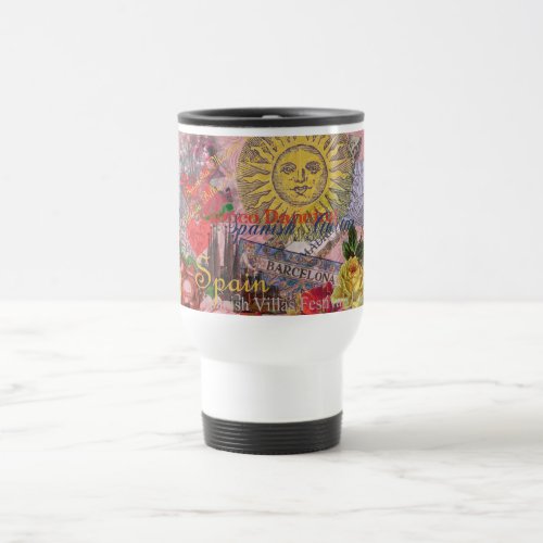 Spain Sunshine Spanish Travel Art Travel Mug