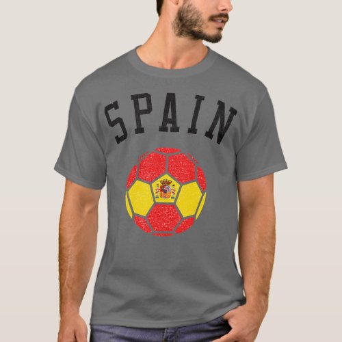 Spain Team Heritage Flag T_Shirt