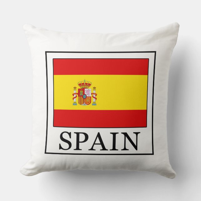 Spain Throw Pillow (Front)