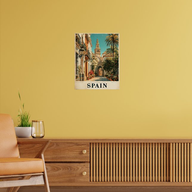 Spain Travel Poster (Living Room 2)