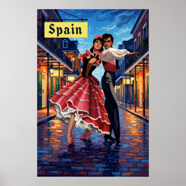 Spain travel poster (Front)