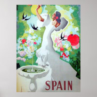 Spain Vintage Poster Print