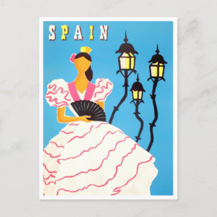 Spain vintage travel postcard