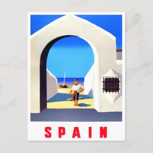 Spain vintage travel postcard