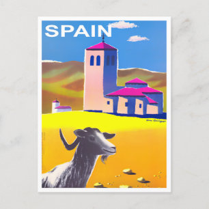 Spain vintage travel postcard