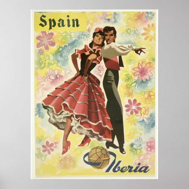 Spain Vintage Travel Poster (Front)