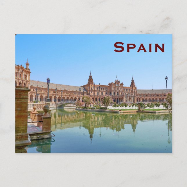 Spain Vintage Travel Tourism Add Postcard (Front)
