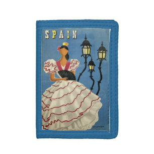 SPAIN Vintage Travel wallets