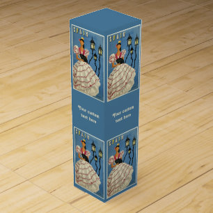 SPAIN Vintage Travel wine gift box