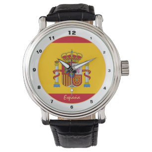 Spain watch, Spanish flag, patriotic / sports Watch