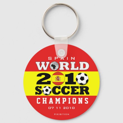 Spain World Cup 2010 Champions Keychain