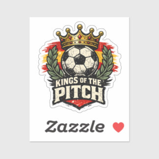Spain World Cup Champions Vintage Football Badge R Sticker