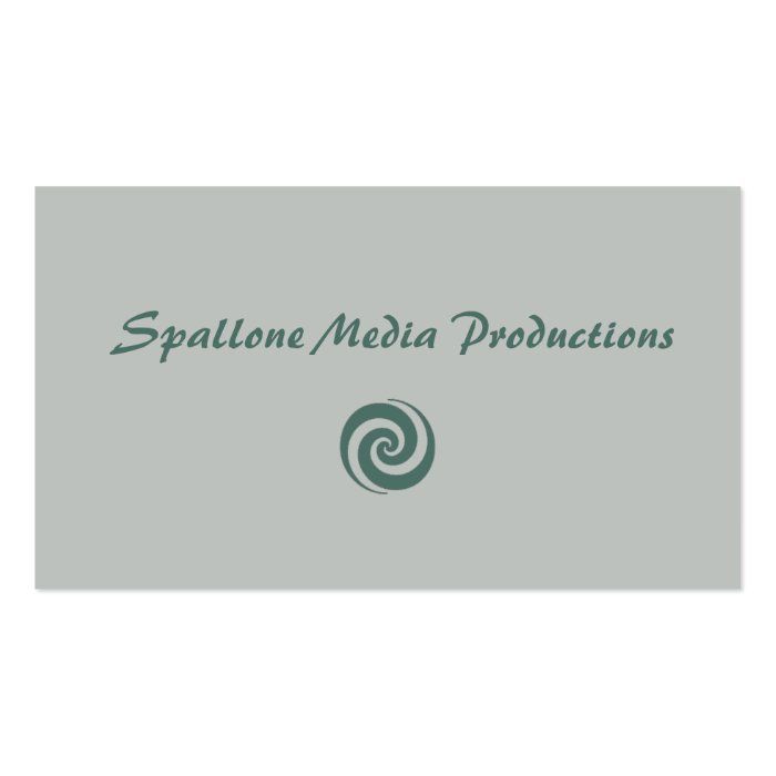 Spallone Media Productions Business Card