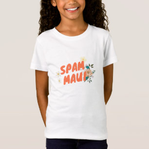 Spam Maui with Flowers Musubi Maui T-Shirt