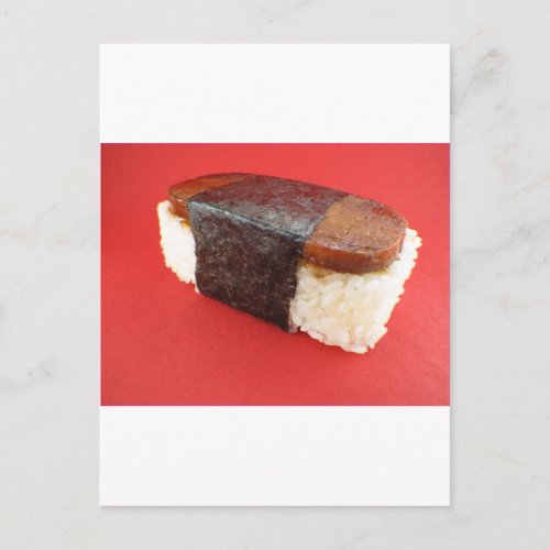 Spam Musubi Postcard