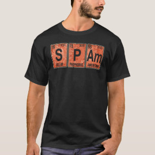 Spam Periodic Table of Elements Canned Cooked Pork T-Shirt