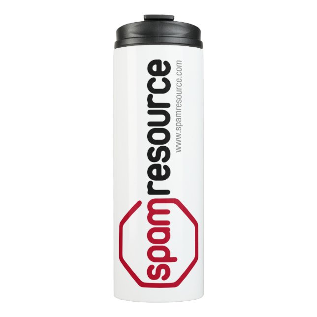 Spam Resource water bottle (Front)