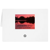 spamset: pink september sunset cards (Back Horizontal)