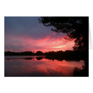 spamset: pink september sunset cards